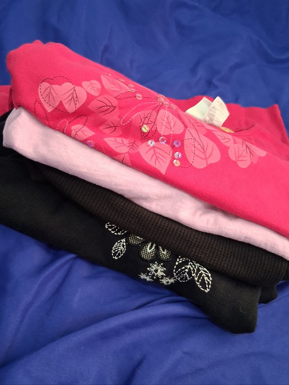 Assortment 4 Women Long Sleeve Shirts Size Fit 1X Mix Brands